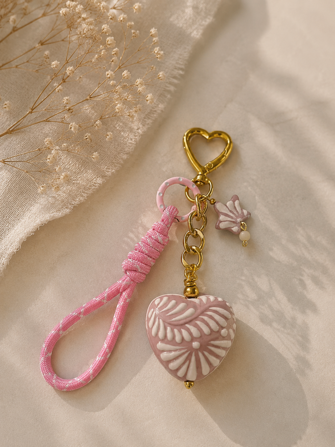 Pink Keychain